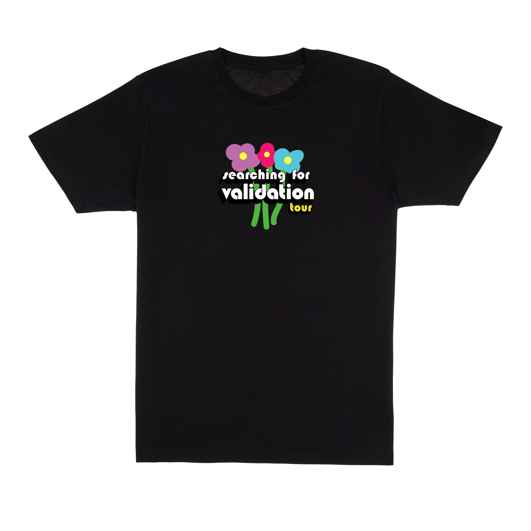 Michael Aldag - Searching for Validation Exclusive Tour Black T-Shirt